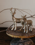Glitter Deer Figurines
