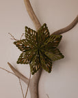 Green Paper Snowflake Ornaments