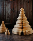 Set of 3 Large Honeycomb Christmas Trees