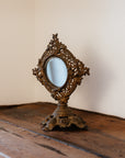 Vintage Metal Counter Mirror