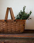 Large Vintage Wooden Basket