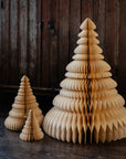Set of 3 Large Honeycomb Christmas Trees