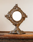 Vintage Metal Counter Mirror